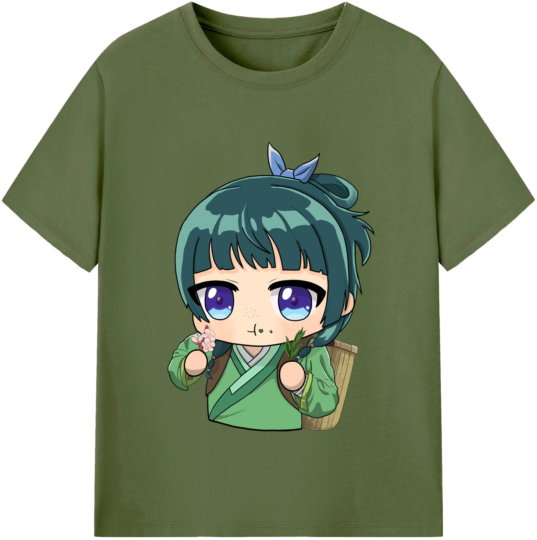 （画像用） 薬屋のひとりごと The Apothecary Diaries 綿100％半袖Tシャツ（フロントプリント）